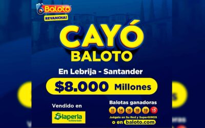 CAYÓ EL BALOTO EN SANTANDER