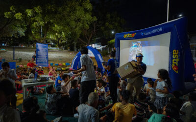 SuperGIROS LLEVA LA MAGIA DEL CINE AL BARRIO ANIVERSARIO UNO EN CÚCUTA.