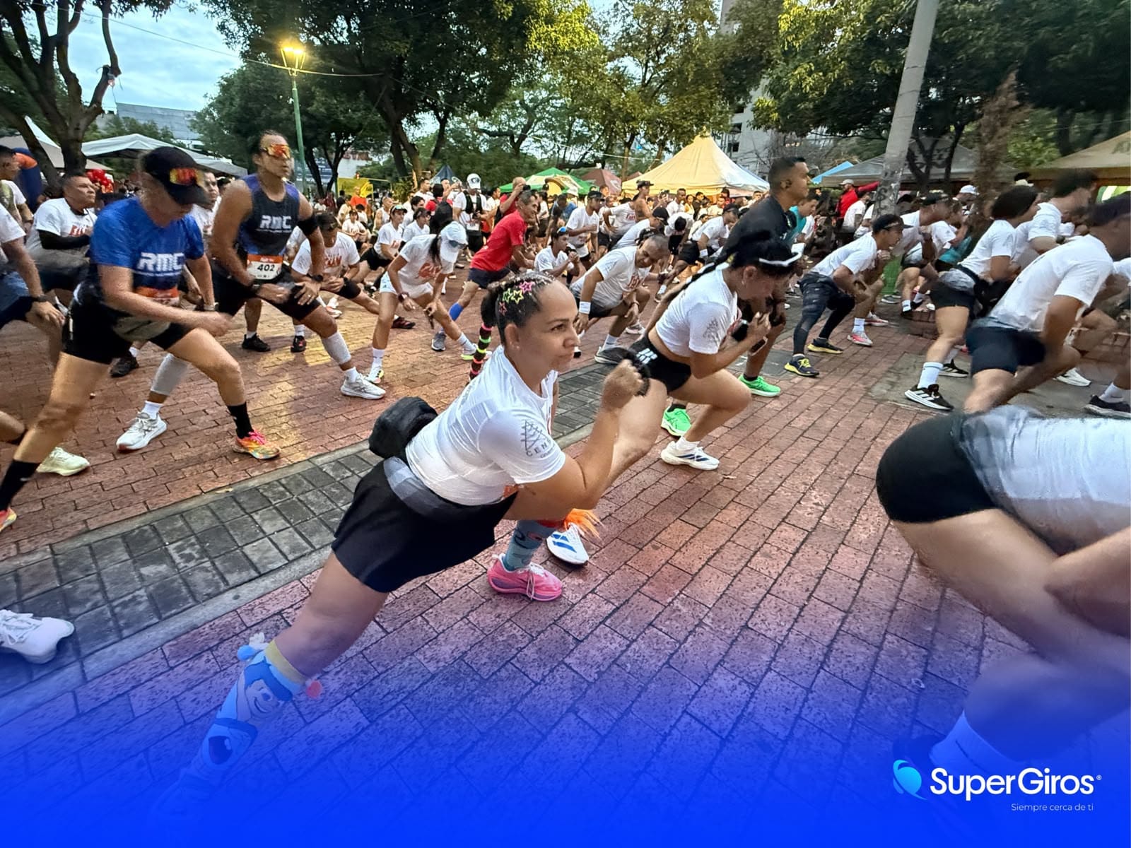 CORREDORES, CALENTAMIENTO 